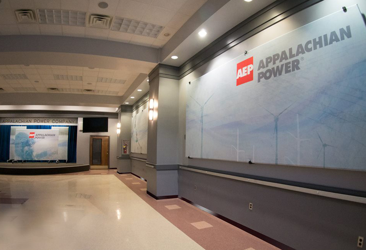 Appalachian Electric Power AEP Roanoke finished interior